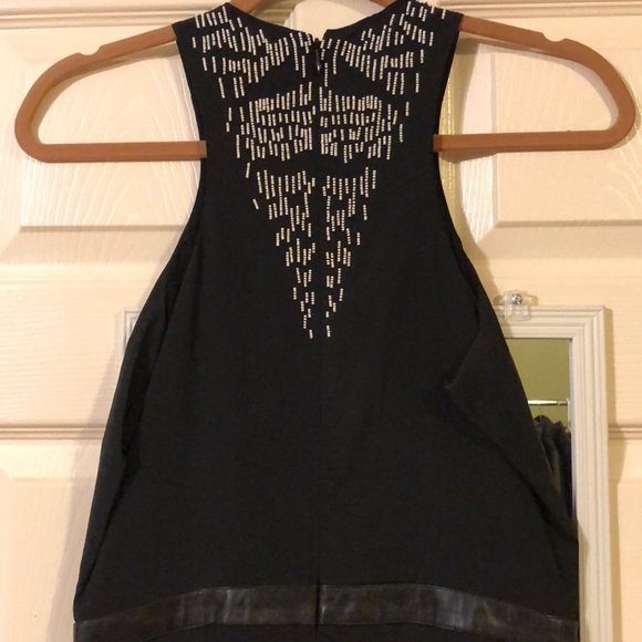 Nicole Miller white beaded black cocktail dress - Picture 5 of 5